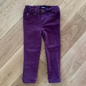 Dark Purple Girls 2T Joes Jeans - Like New 🍇